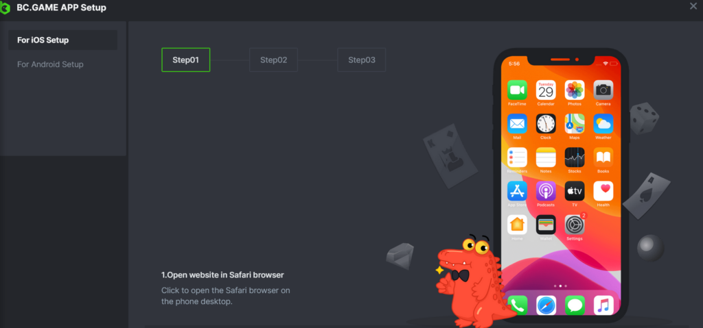 Приложение BC.game для IOS